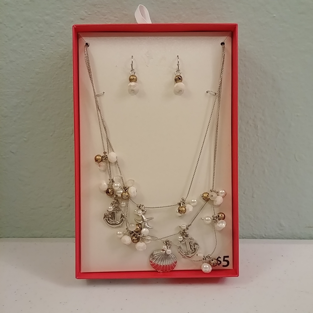 💜 Ocean themed jewelry set